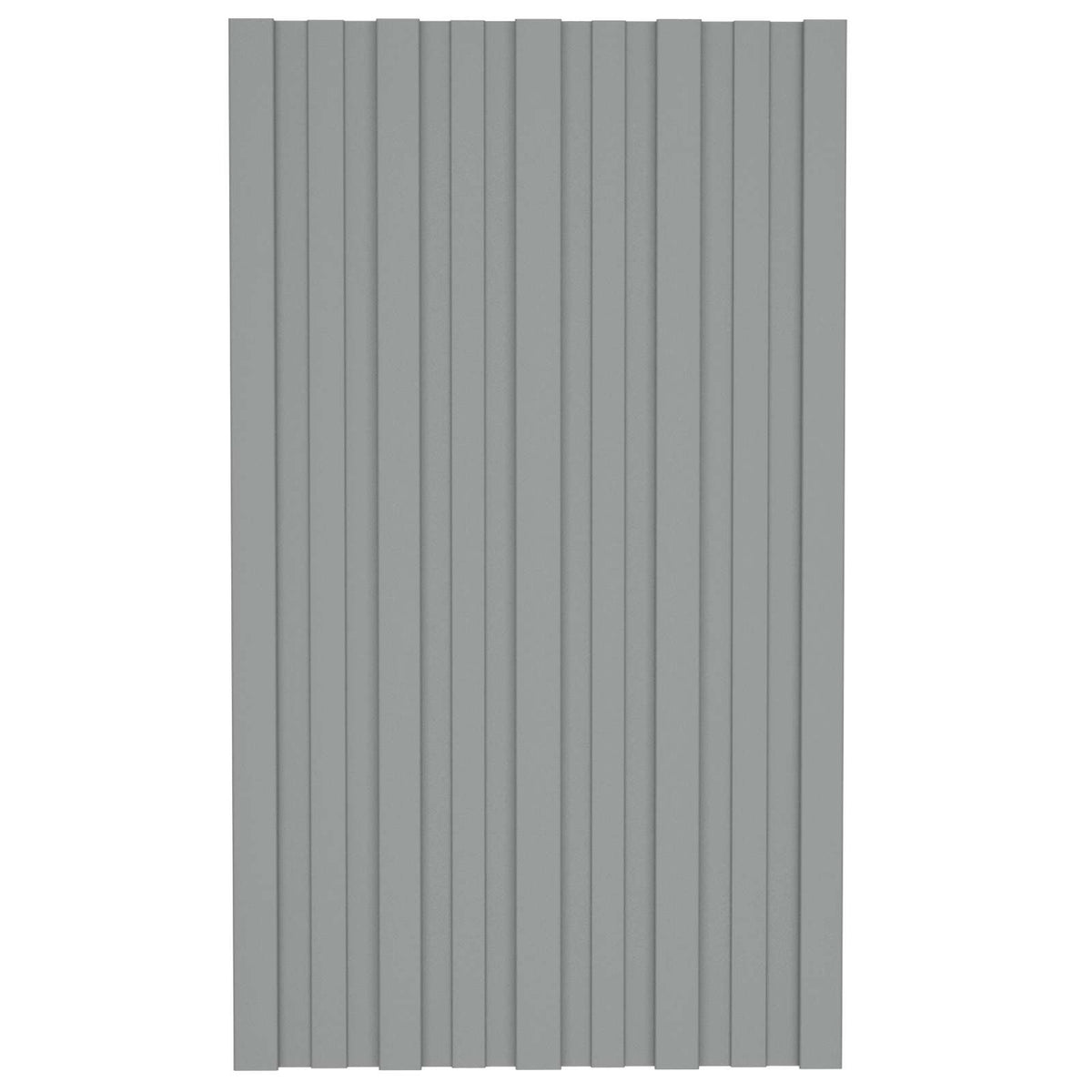 Roof Panel 36 pcs Grey 80 x 45 cm Galvanised steel