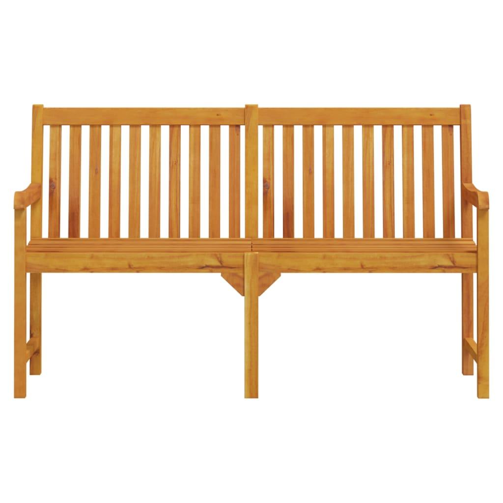 Garden Bench 150 cm Solid Acacia Wood