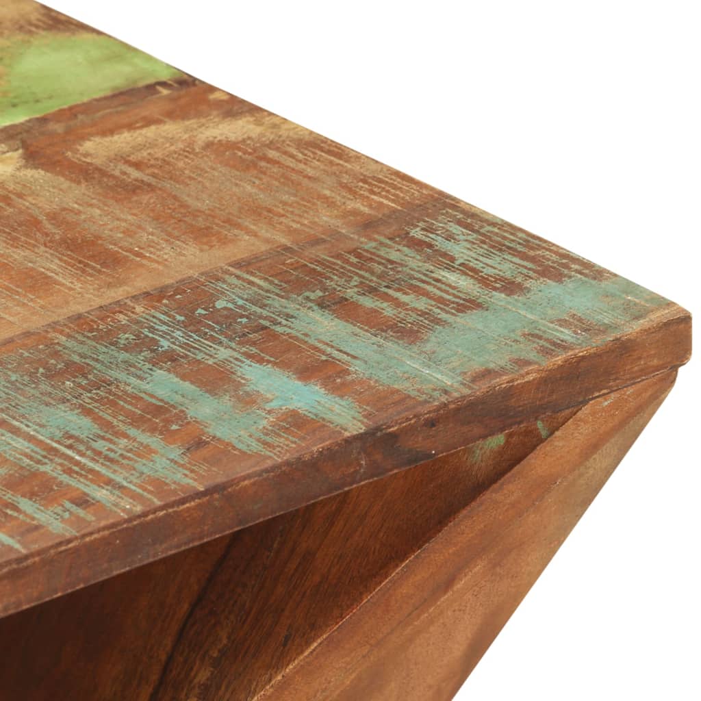 Side Table 35x35x55 cm Solid Wood Reclaimed