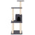 Cat Tree with Sisal Scratching Posts Dark Grey 105 cm