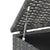 Garden Cushion Box PE Rattan 100x49x103.5 cm Grey