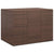 Garden Cushion Box PE Rattan 145x100x103 cm Brown