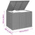 Garden Cushion Box PE Rattan 145x100x103 cm Brown