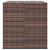 Garden Cushion Box PE Rattan 194x100x103 cm Brown