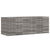 Garden Cushion Box PE Rattan 291x100.5x104 cm Grey