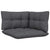 2-Seater Garden Sofa with Cushions White Solid Pinewood