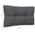 2-Seater Garden Sofa with Cushions Black Solid Pinewood