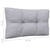 2-Seater Garden Sofa with Grey Cushions Solid Pinewood