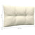 3 Piece Garden Lounge Set with Cream Cushions Solid Pinewood