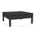 3 Piece Garden Lounge Set with Cushions Black Solid Pinewood