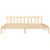 Bed Frame without Mattress Solid Wood 183x203 cm King