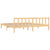 Bed Frame without Mattress Solid Wood 183x203 cm King