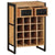 Wine Rack for 16 Bottles Solid Wood Mango