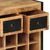 Wine Rack for 16 Bottles Solid Wood Mango