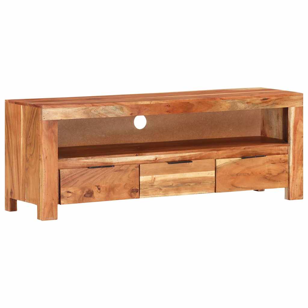 TV Cabinet 110x30x40 cm Solid Wood Acacia