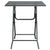 Garden Table 60x60x72 cm Expanded Metal Mesh Anthracite