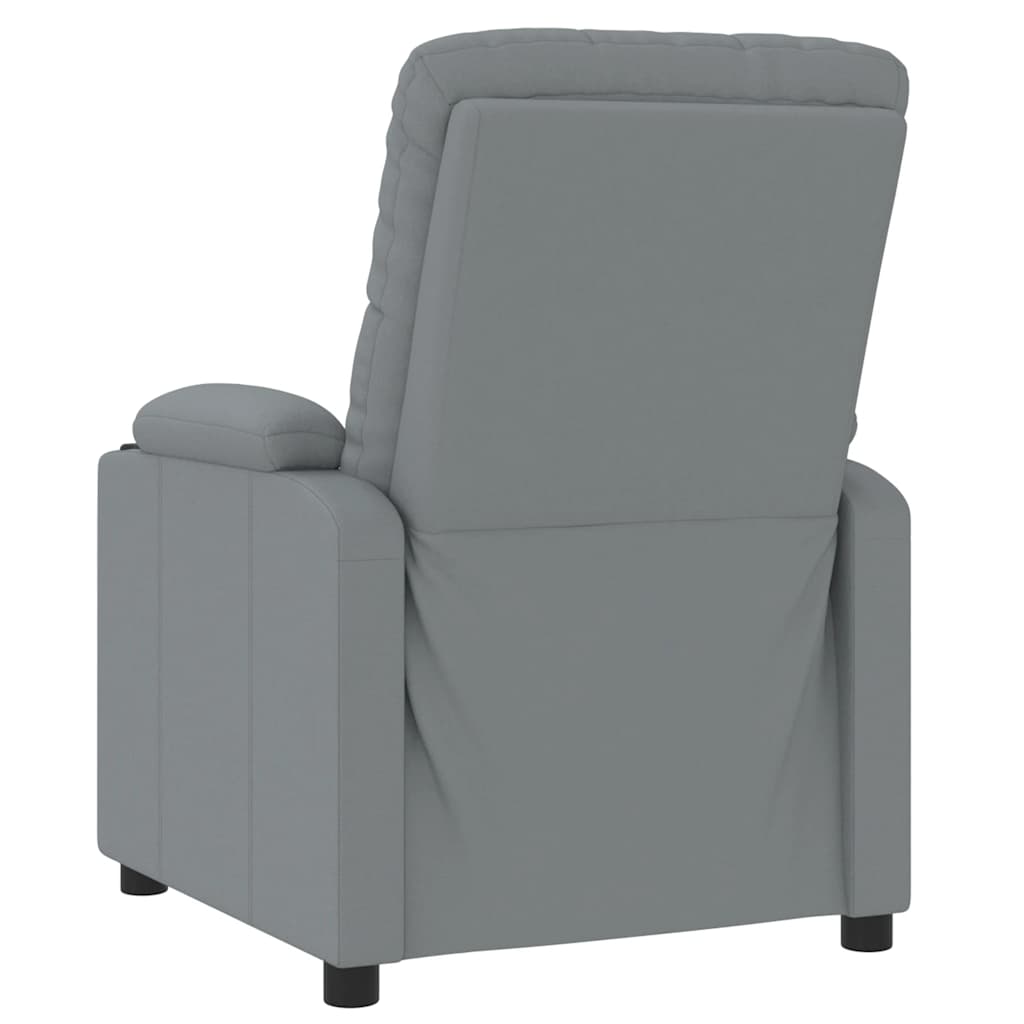 Massage Chair Light Grey Fabric