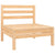 3 Piece Garden Lounge Set Solid Wood Pine