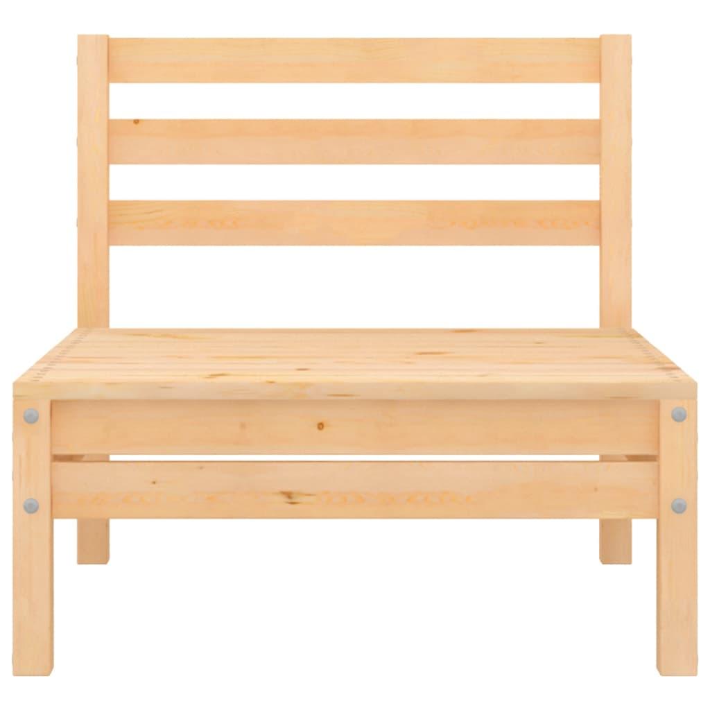 3 Piece Garden Lounge Set Solid Wood Pine