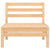 3 Piece Garden Lounge Set Solid Wood Pine