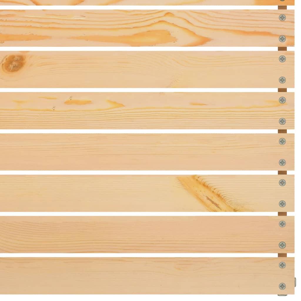 4 Piece Garden Lounge Set Solid Wood Pine