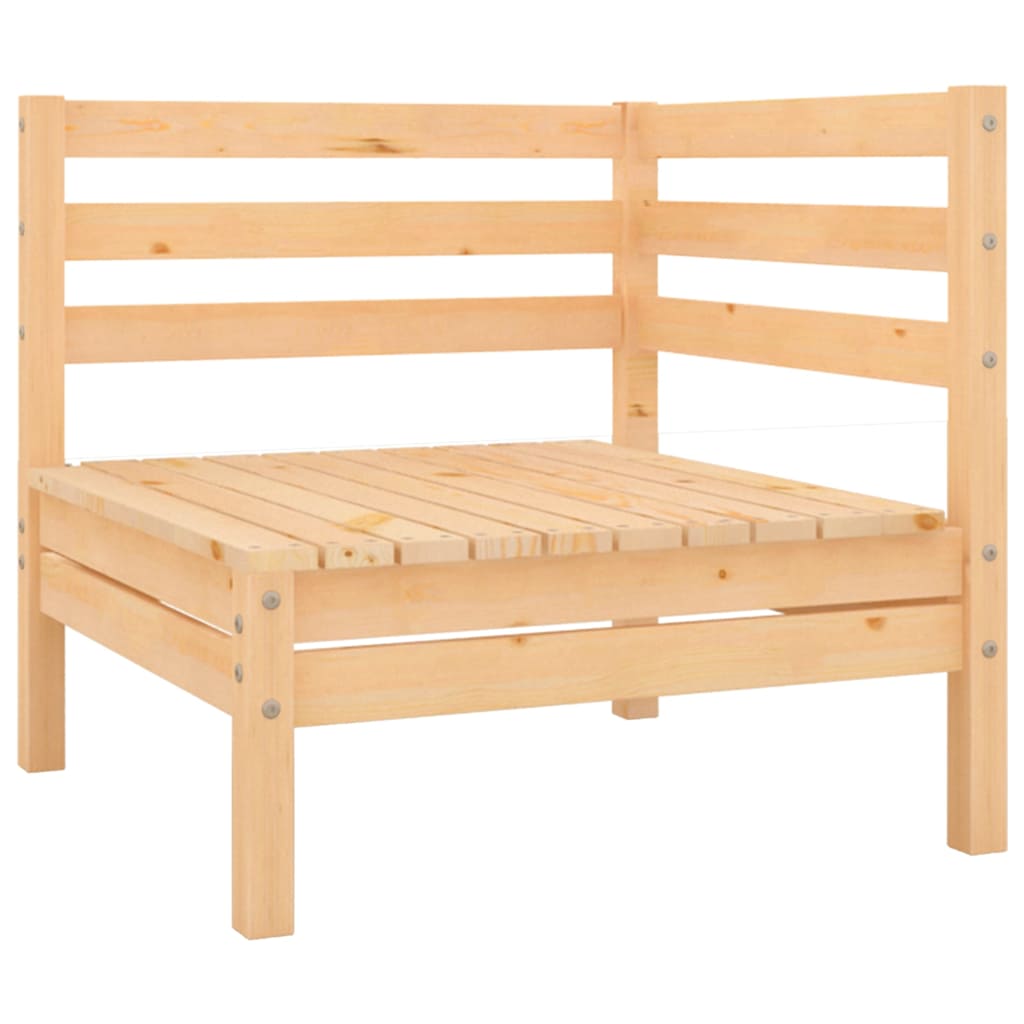 7 Piece Garden Lounge Set Solid Pinewood