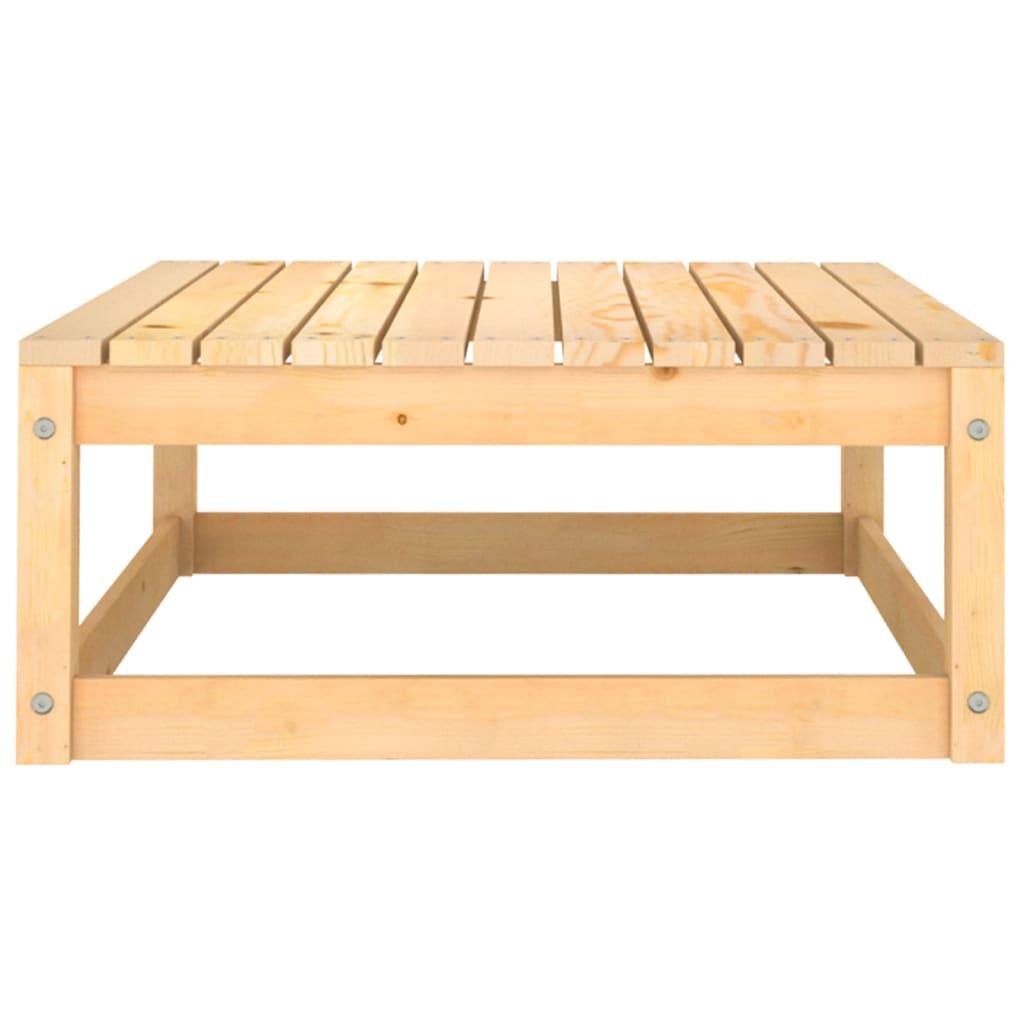 Garden Footstools with Cushions 2 pcs Solid Wood Pine