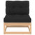 8 Piece Garden Lounge Set with Cushions Solid Pinewood
