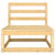 7 Piece Garden Lounge Set with Cushions Solid Pinewood