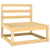 7 Piece Garden Lounge Set with Anthracite Cushions Pinewood