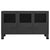 Industrial Sideboard Anthracite 105x35x62 cm Metal and Glass