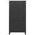 Industrial Wardrobe Black 90x50x180 cm Metal
