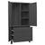 Industrial Wardrobe Anthracite 90x50x180 cm Metal