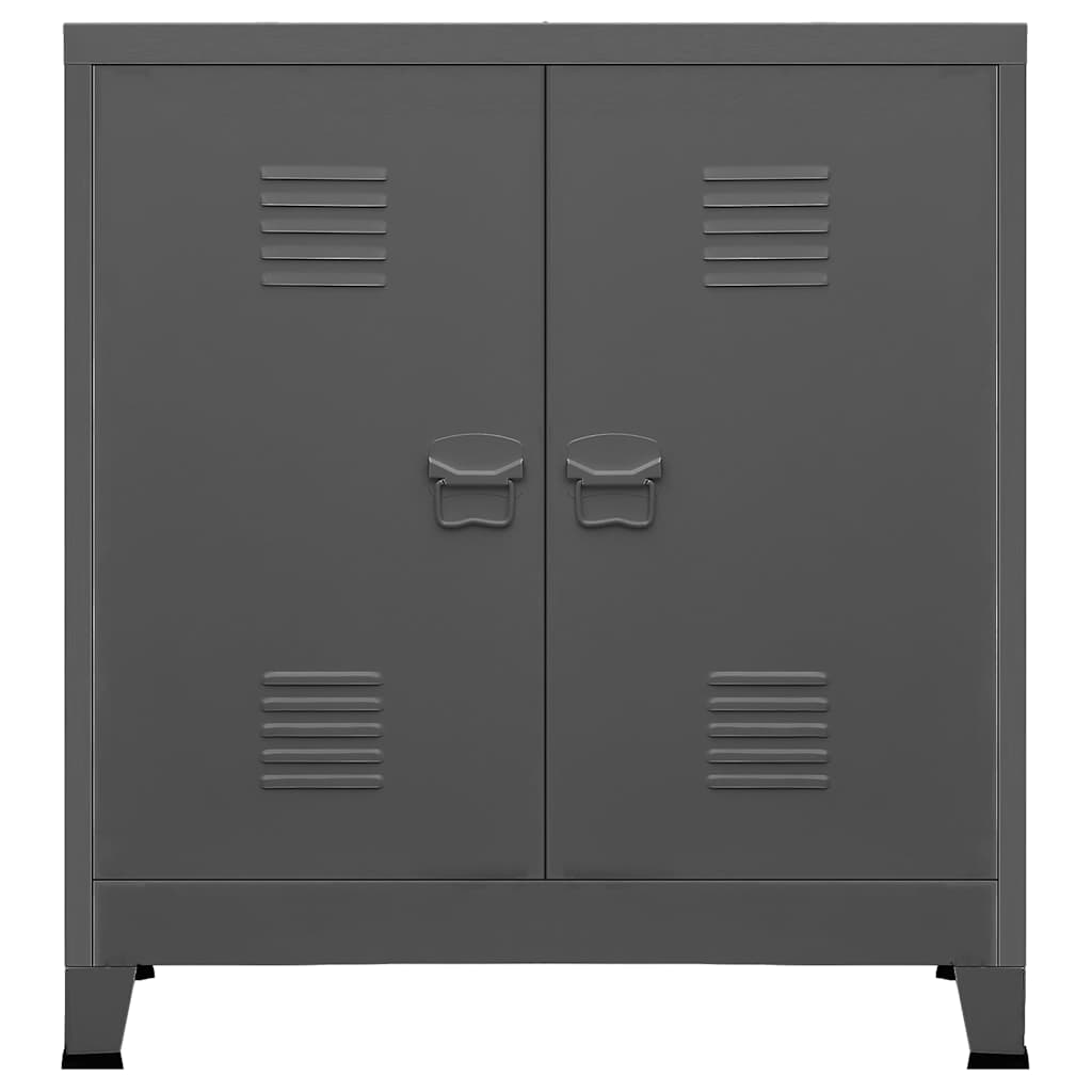 Industrial Storage Chest Anthracite 90x40x100 cm Steel