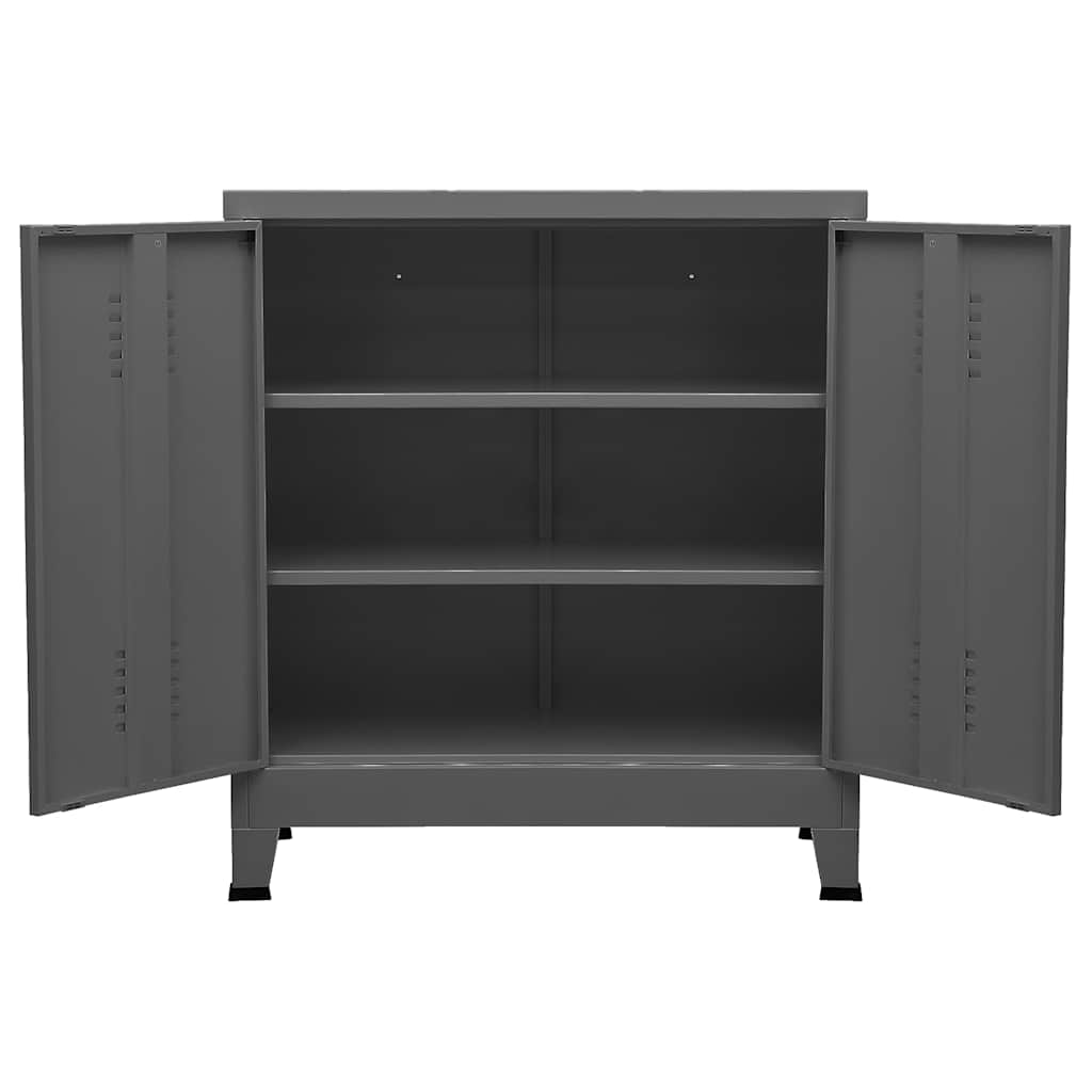 Industrial Storage Chest Anthracite 90x40x100 cm Steel