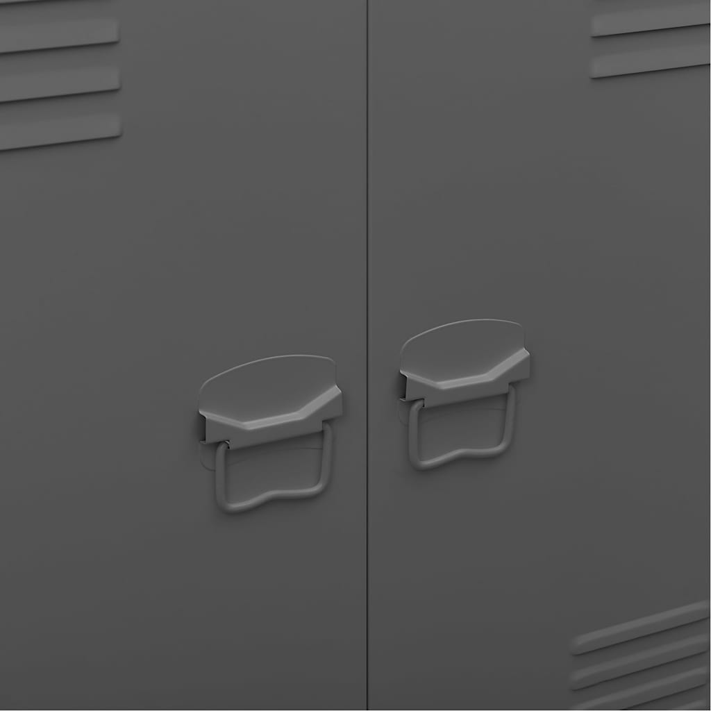 Industrial Storage Chest Anthracite 90x40x100 cm Steel