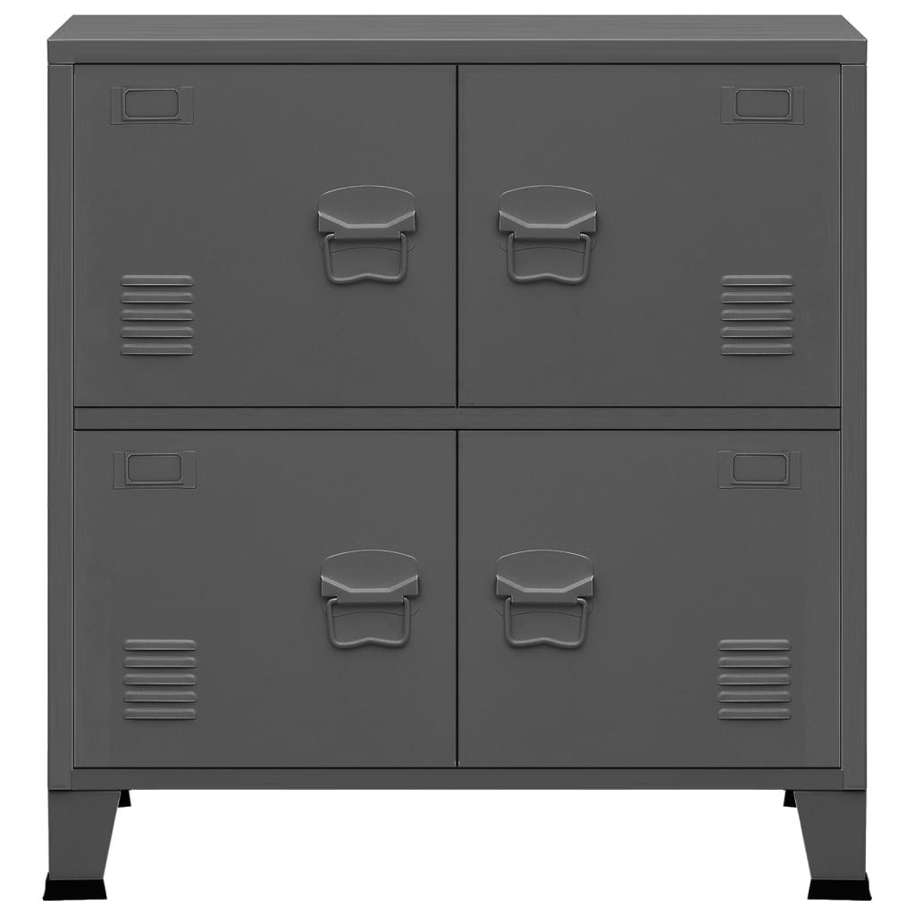 Industrial Storage Chest Anthracite 75x40x80 cm Steel