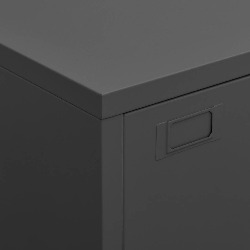 Industrial Storage Chest Anthracite 75x40x115 cm Metal