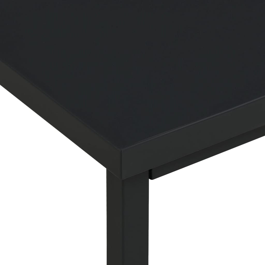 Industrial Desk with Drawers Black 105x52x75 cm Steel