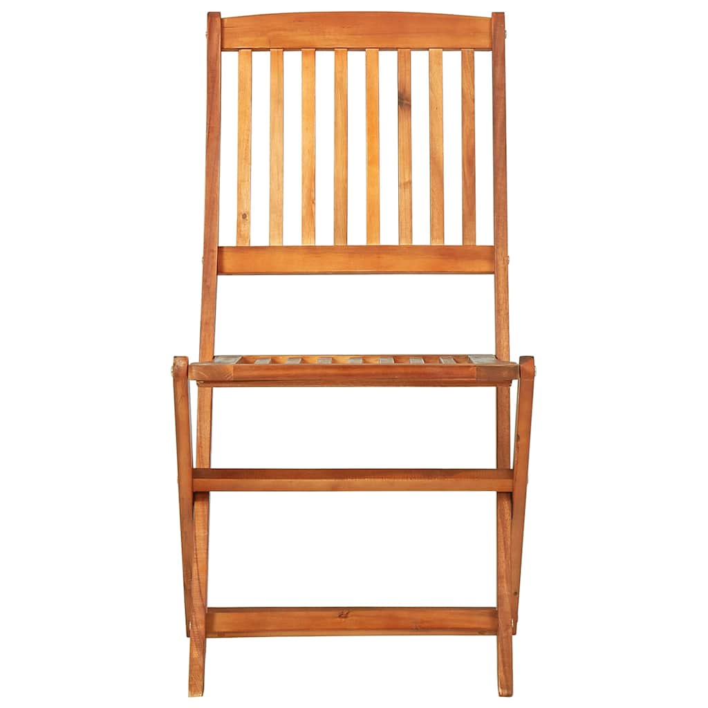 11 Piece Garden Dining Set 220x90x75 cm Solid Wood Acacia