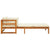 3 Piece Garden Lounge Set with Cream White Cushions Acacia Wood