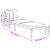 3 Piece Garden Lounge Set with Dark Grey Cushions Acacia Wood