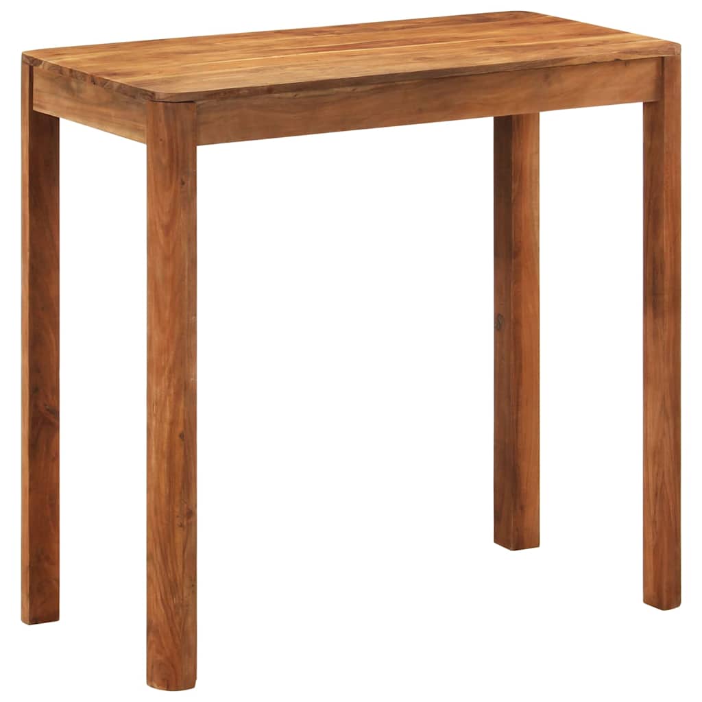 Bar Table Solid Wood Acacia with Honey Finish 110x55x106 cm