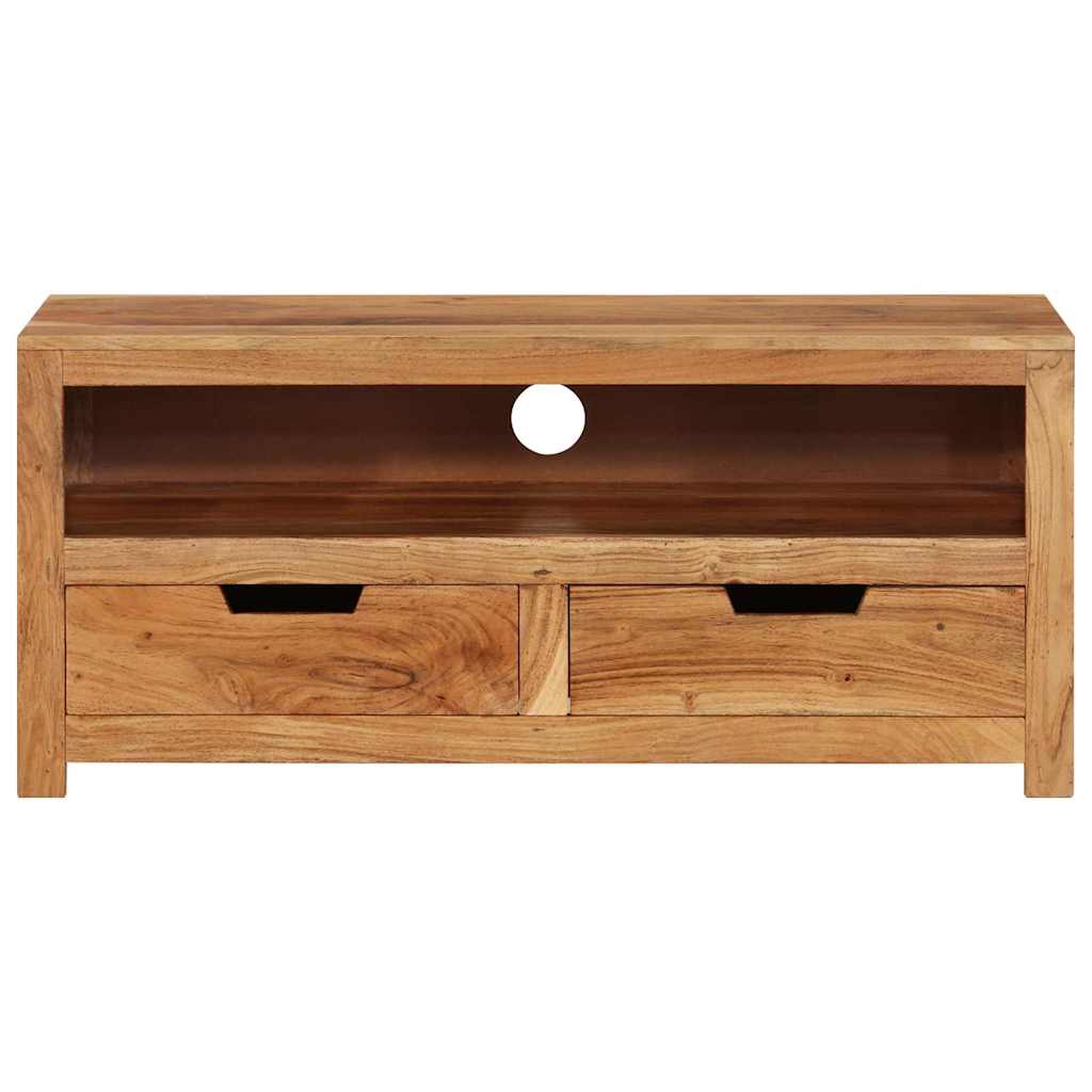 TV Cabinet 88x35x40 cm Solid Wood Acacia