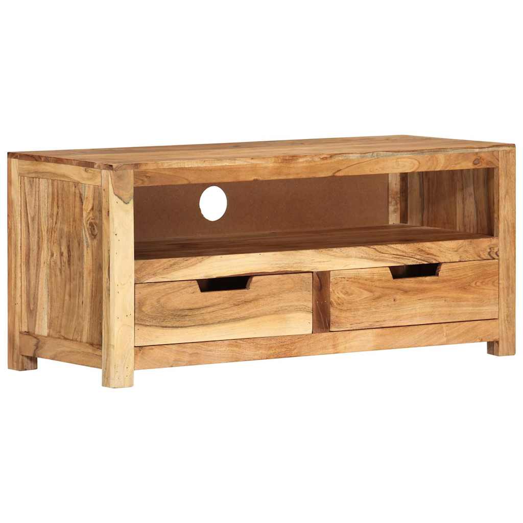TV Cabinet 88x35x40 cm Solid Wood Acacia