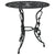 3 Piece Bistro Set Cast Aluminium Black