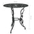 3 Piece Bistro Set Cast Aluminium Black