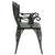 Garden Bench 108 cm Cast Aluminium Green