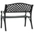 Garden Bench 102 cm Cast Aluminium Black