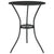 3 Piece Bistro Set Cast Aluminium Black